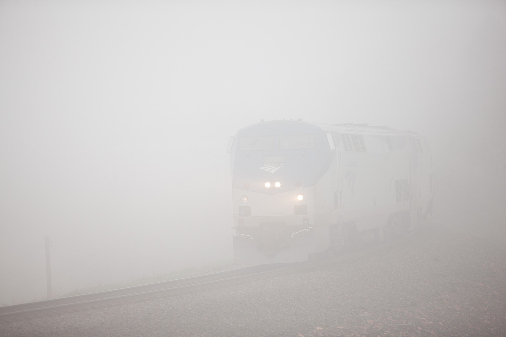 Amtrak fog